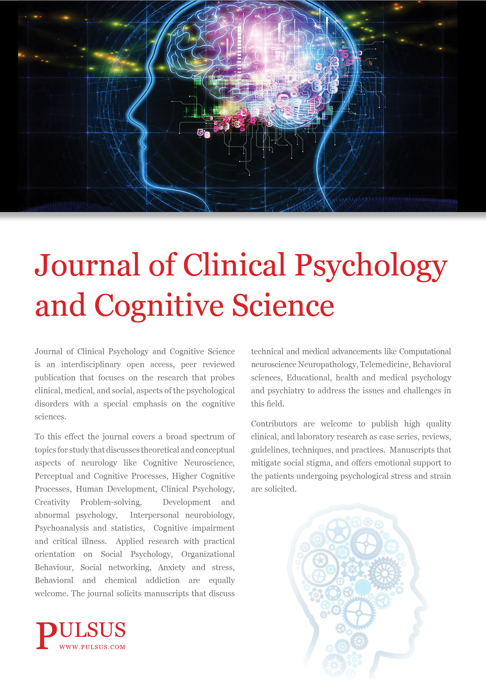 Journal de psychologie clinique et de sciences cognitives