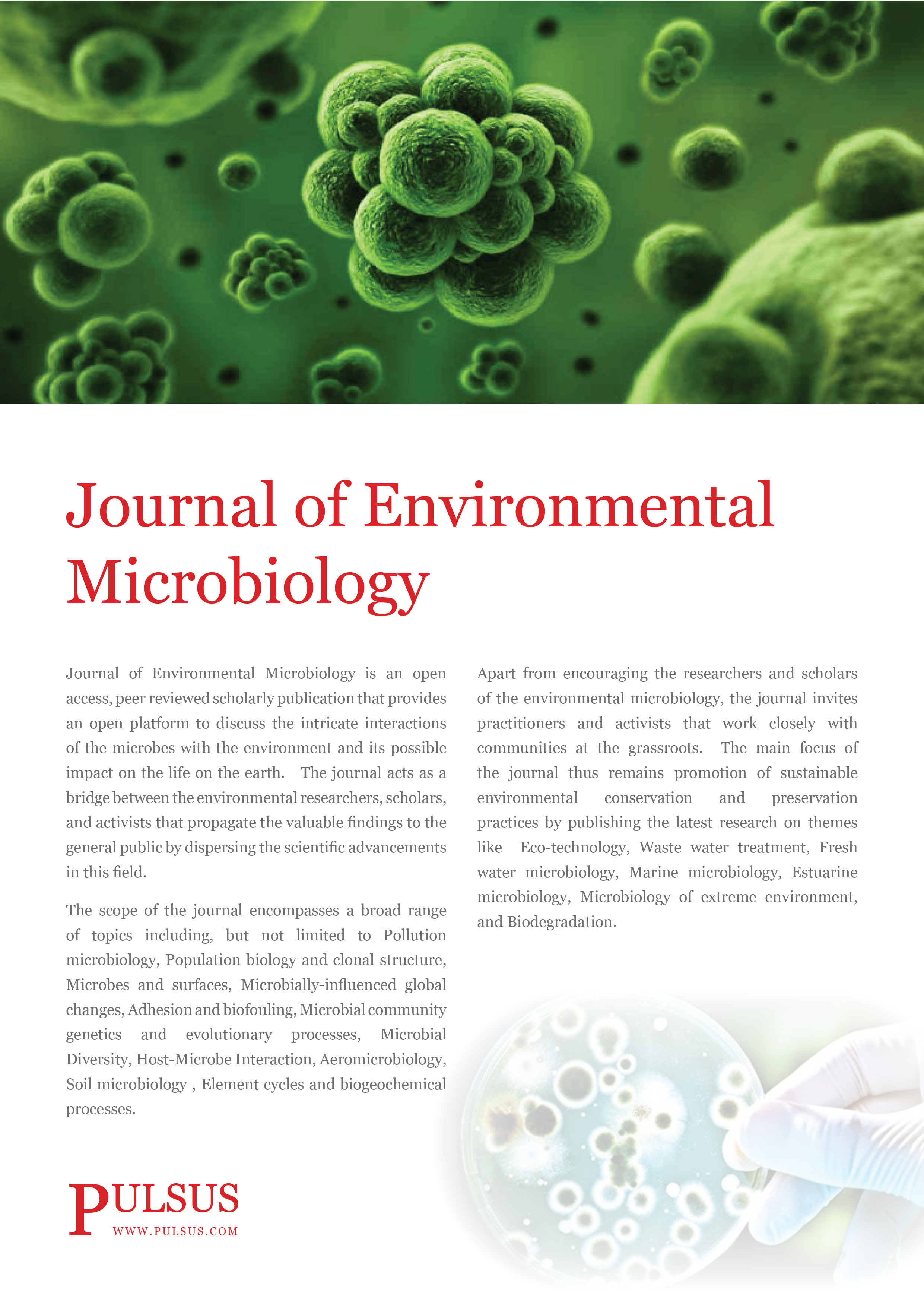 Journal de microbiologie environnementale