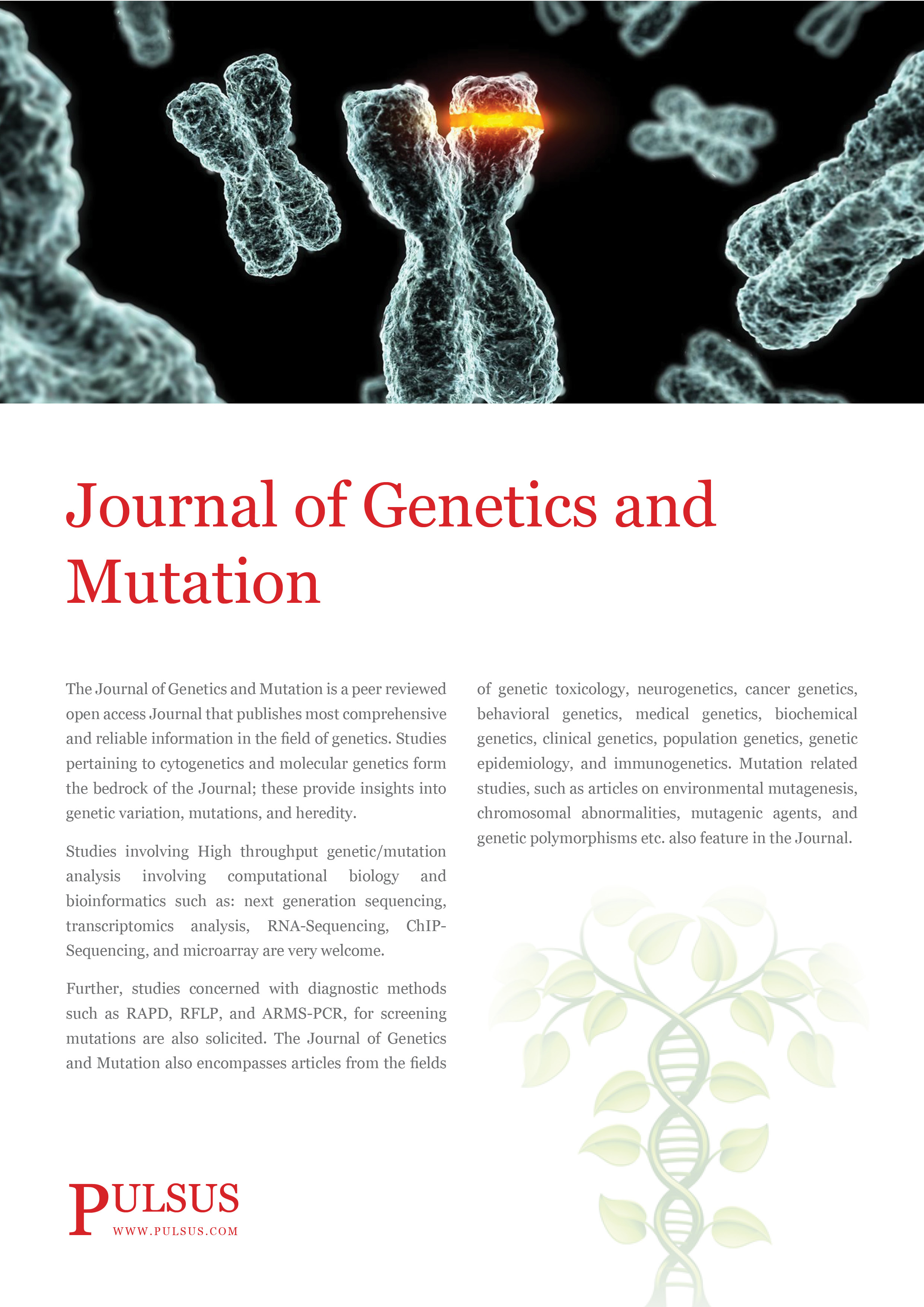 Revista de genética y mutación.