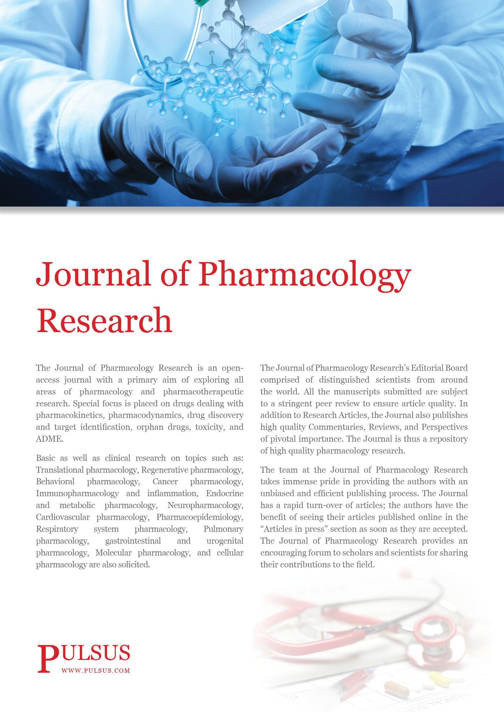 Journal of Pharmacology Research