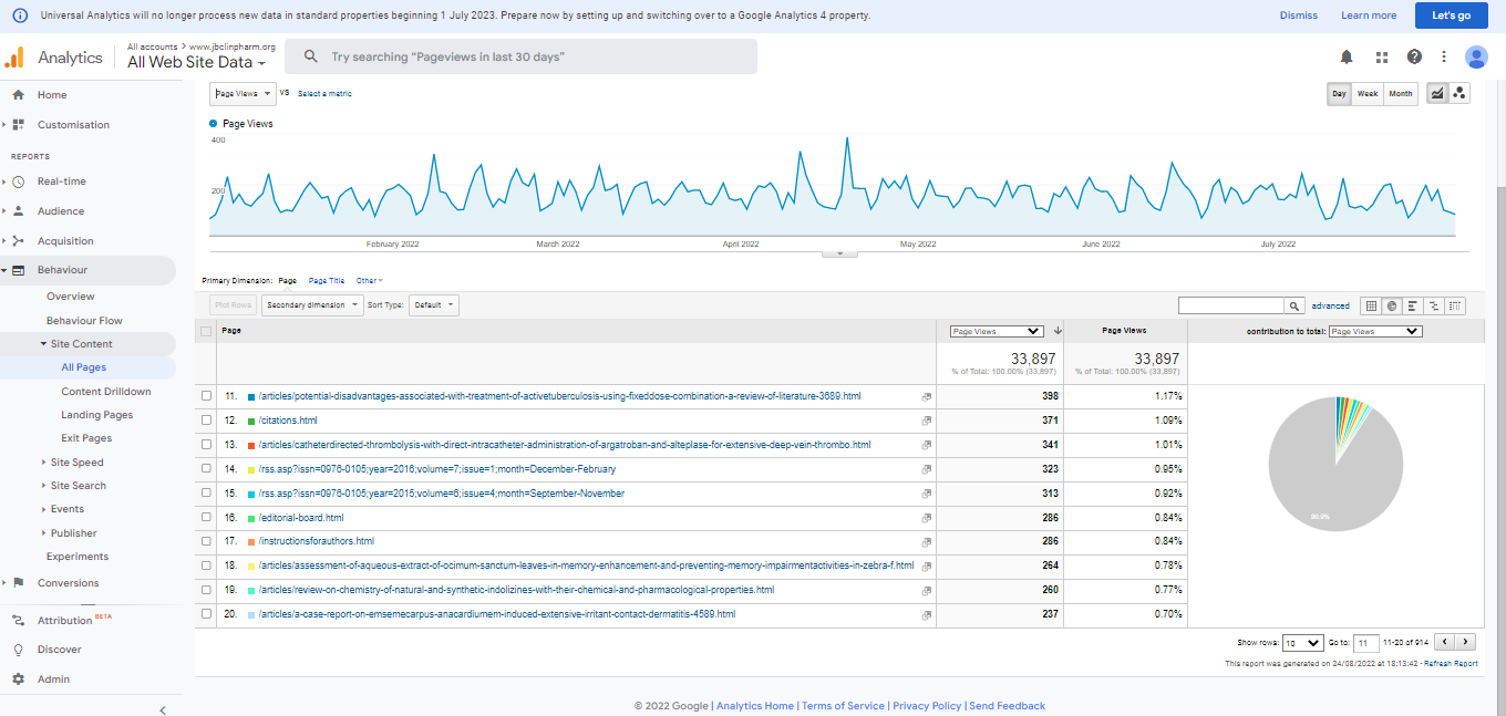 Visitor Analysis Report