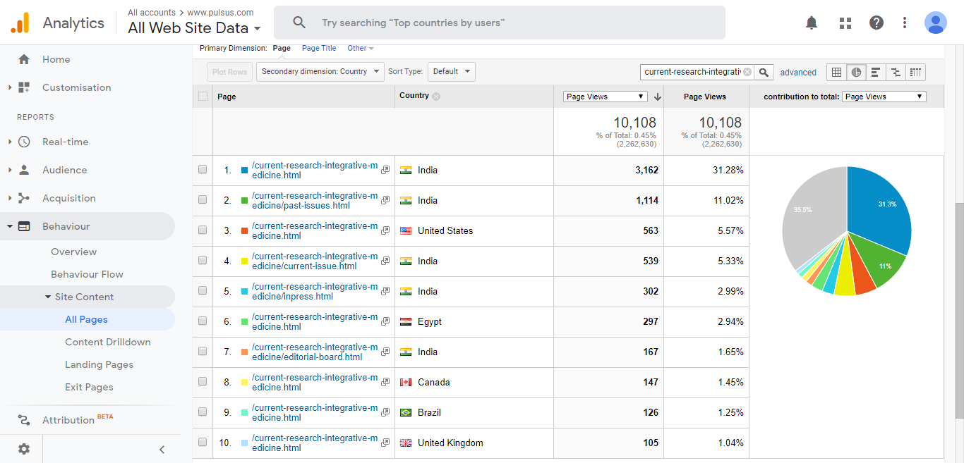 Visitor Analysis Report